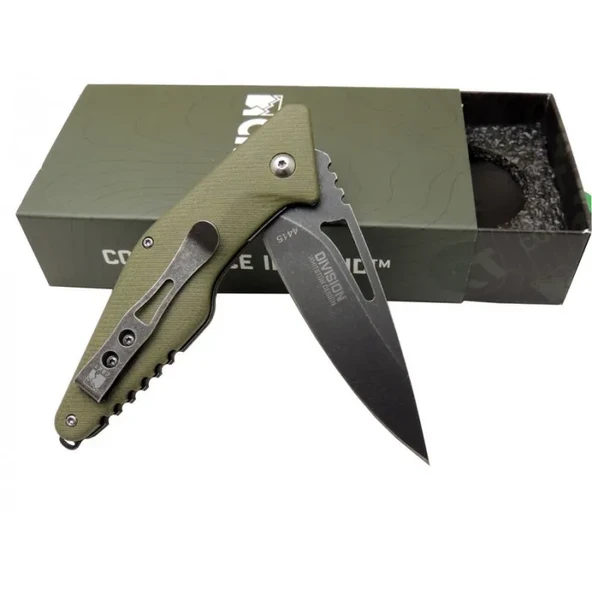 Crkt Dıvısıon 4415 GRN Kamp / Outdoor Çakı 21 cm Yarı , Kemerlikli, Kutulu - 2