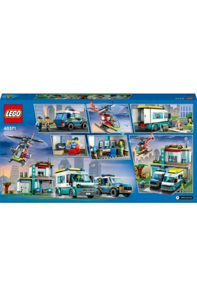 LEGO City Acil Durum Araçları Merkezi 60371 - 6 Yaş ve Üzeri Çocuklar için Yapım Seti (706 Parça) - 7