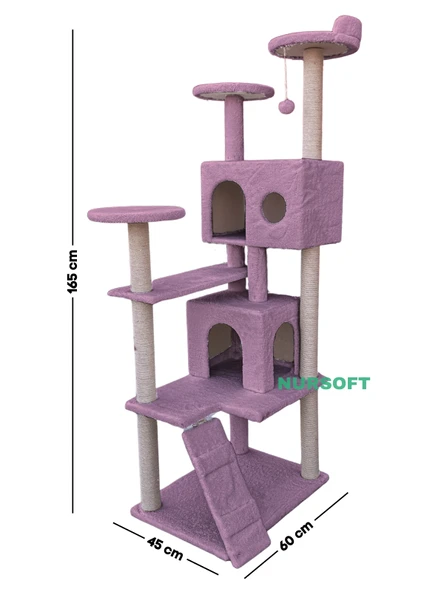 Nursoft Kule Kedi Evi Tırmalama - Resim 5
