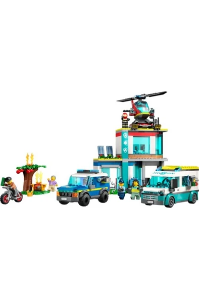 LEGO City Acil Durum Araçları Merkezi 60371 - 6 Yaş ve Üzeri Çocuklar için Yapım Seti (706 Parça)
