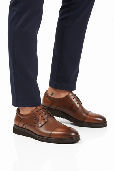 Fosco Taba Hakiki Deri Erkek Klasik Ayakkabı 2991 M ürün görseli