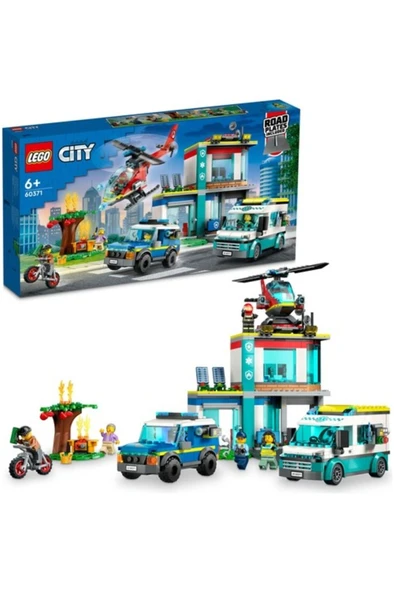 LEGO City Acil Durum Araçları Merkezi 60371 - 6 Yaş ve Üzeri Çocuklar için Yapım Seti (706 Parça) - 4