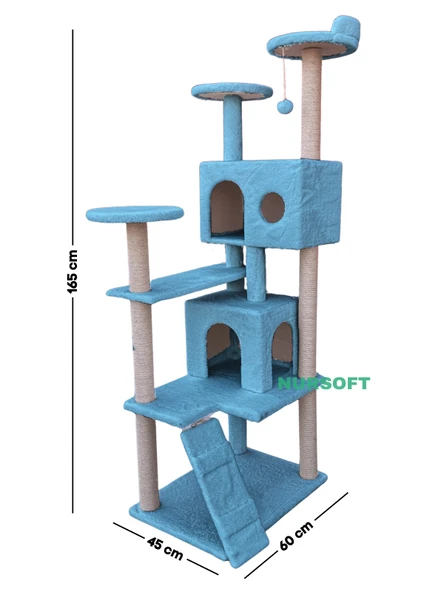 Nursoft Kule Kedi Evi Tırmalama - Resim 5