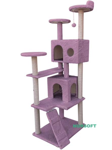 Nursoft Kule Kedi Evi Tırmalama - Resim 2