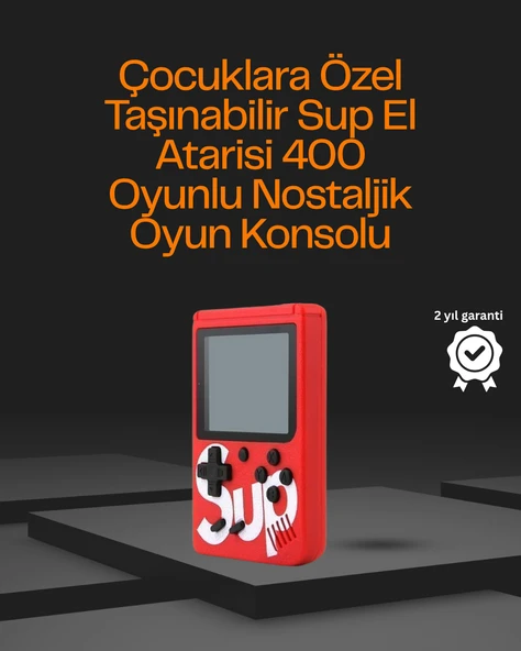 TV Bağlantılı Şarjlı Retro Oyun Konsolu