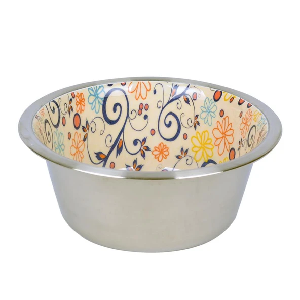 Flip Seramik Kaplı Çelik Mama Kabı 945 ml - 2