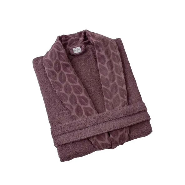 Nurpak Battal Boy Tek Bornoz Şalyaka-Hazal Mürdüm (Beden 2XL-3XL)