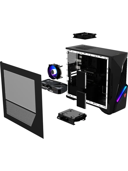 MSI MAG INFINITE S3 14NVL5-104EU i5-14400F 16GB DDR5 1TB SSD RTX 5060 2X 8G W11 Gaming Bilgisayar - 5