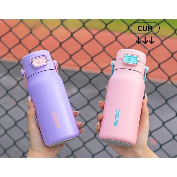 Dodge Çelik Termos Matara 580Ml Pembe - 7