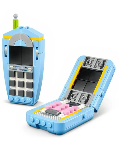 Lego Creator 3ü1 Arada Retro Telefon 383 Parça 31174 - Resim 5