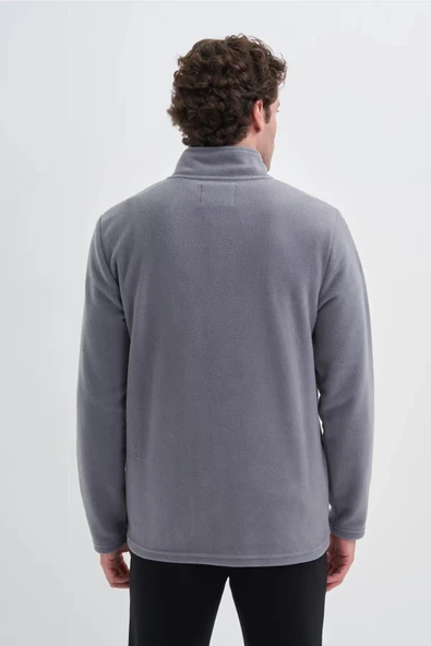 Cazador Yarım Balıkçı Yaka Kalın Polar Regular Fit Sweatshirt-56320 - Resim 3