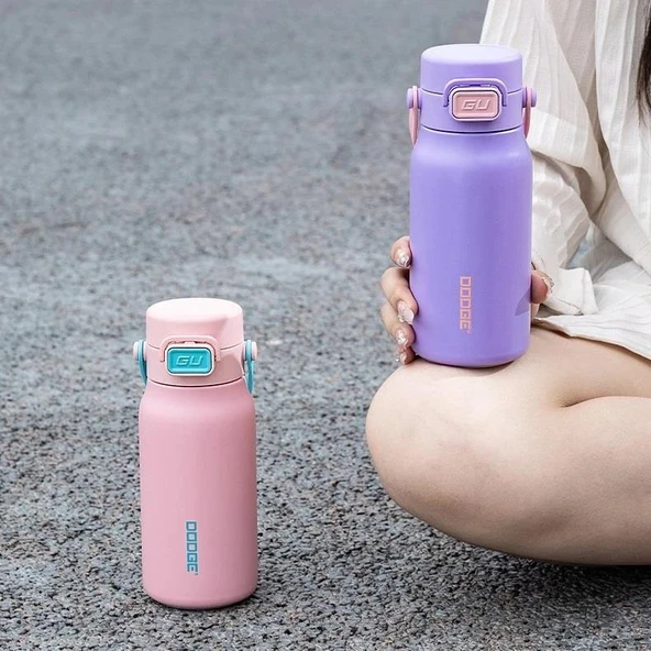 Dodge Çelik Termos Matara 580Ml Pembe - 11