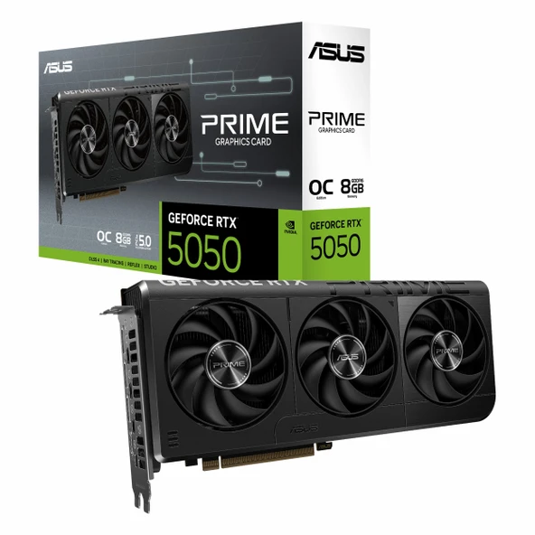 Asus Prime GeForce RTX 5050 OC 8GB GDDR6 128Bit HDMI/DP Ekran Kartı ürün görseli