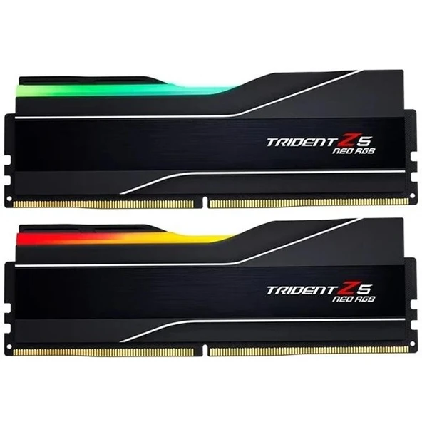 <![CDATA[GSKILL 64GB (2X 32GB) DDR5 6400MHZ CL32 RGB DUAL KIT PC RAM TRIDENT Z5 NEO F5-6000J2636H32GX2-TZ5NR]]> - 1