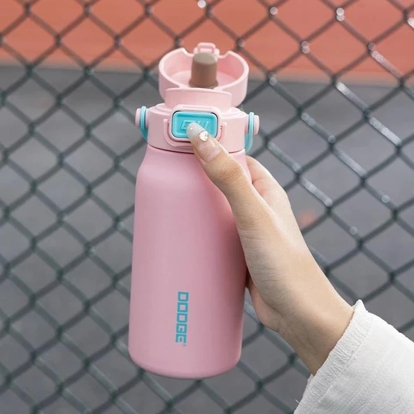 Dodge Çelik Termos Matara 580Ml Pembe - 2