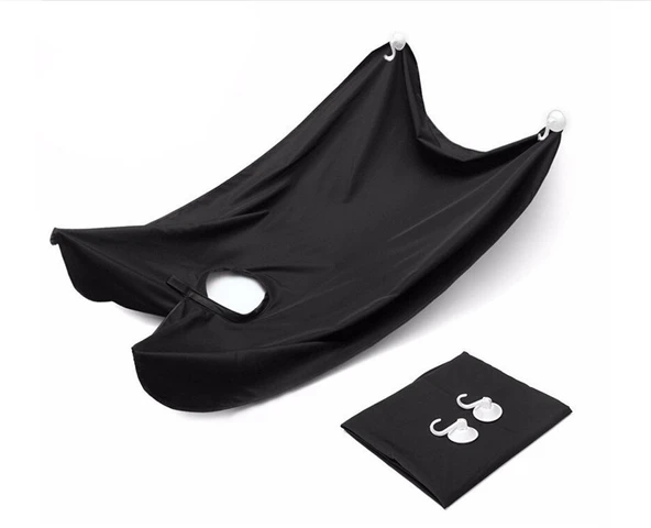 Pratik Sakal Kesme Örtüsü  Siyah - 2