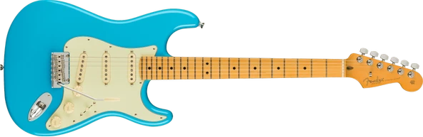 Fender American Professional II Stratocaster Akçaağaç Klavye Miami Blue Elektro Gitar ürün görseli