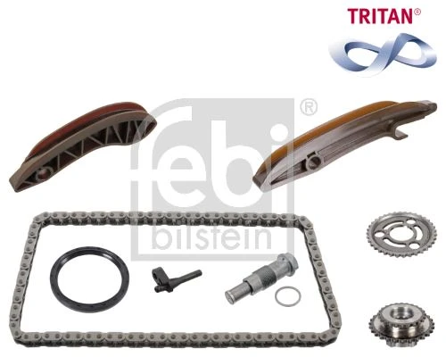 EKSANTRIK ZINCIR SETI BMW B37 B47 B57 N47 M57 N57 F10 F20 F30 F80 G20 G30 E82 E88 F22 F40 F44 F45 F4 - FEBI 177770 - 1