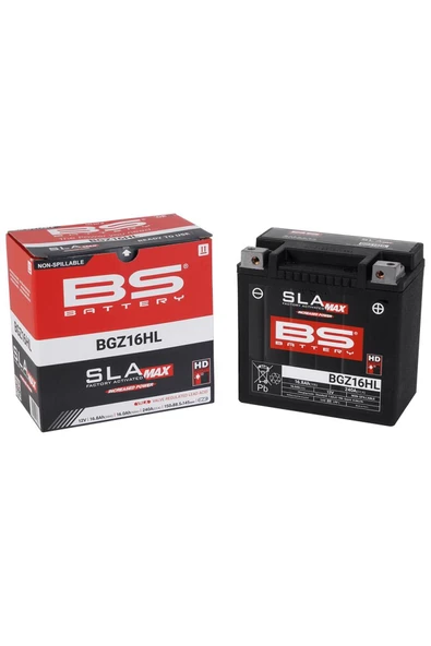 BS Battery BGZ16HL SLA MAX Motosiklet Aküsü 300932 - Resim 2