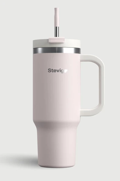Stevig 2 Moods Tuck-in Tumbler Sızdırmaz Çelik Termos 900 ML Petal Pink ST-241 ürün görseli