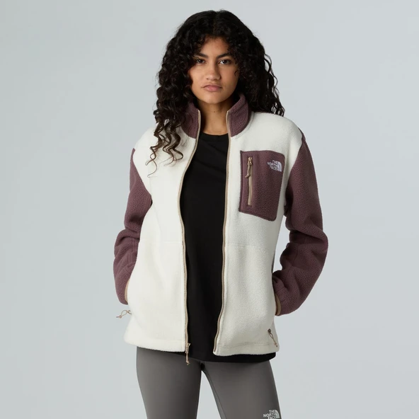 The North Face Kadın Yumiori Tam Boy Fermuarlı Polar Ceket NF0A8E88EWO1 - Resim 6