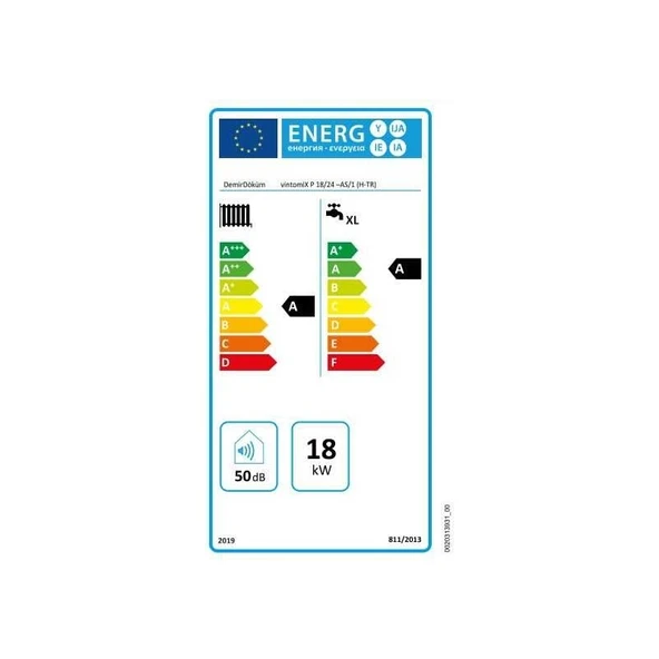 Demirdöküm Vintomix 18/24 Kw (16.000 Kcal) Tam Yoğuşmalı Kombi - Resim 2