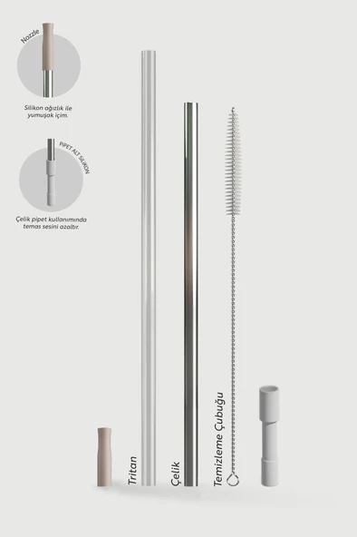 Stevig 2 Moods Tuck-in Tumbler Sızdırmaz Çelik Termos 900 ML Pure Cashmere ST-243 - Resim 6
