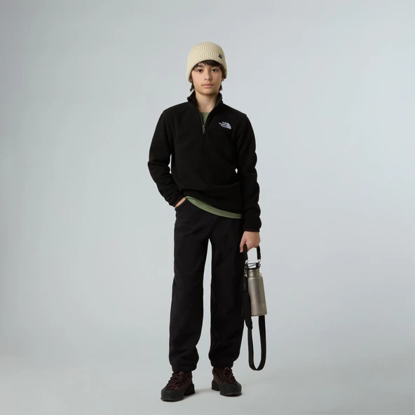 The North Face Teen Glacıer 1/4 Fermuarlı Genç Çocuk Glacier Polar NF0A8CVGJK31 - Resim 4