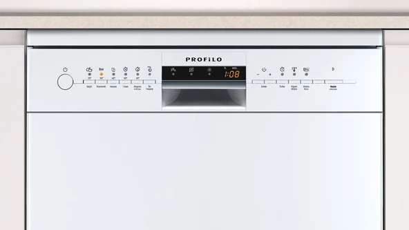 Profilo BM6320MA D Enerji Sınıfı 6 Programlı 13 Kişilik Bulaşık Makinesi - Resim 2