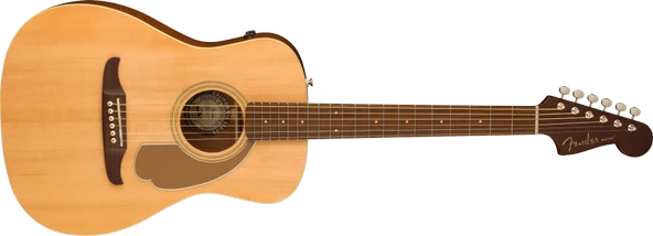 Fender Malibu Player Natural Elektro Akustik Gitar - Resim 3