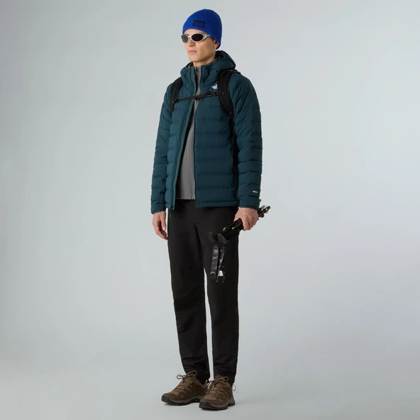 The North Face M ABSEIL STRETCH DOWN HOODIE Erkek Ceket NF0A8E36BSA1 - Resim 4