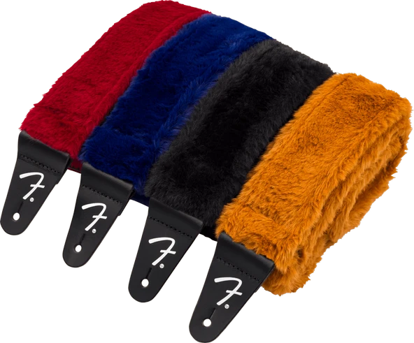 Fender Poodle Plush Blue Gitar Askısı - 1