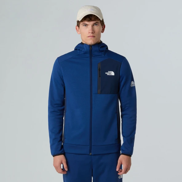 The North Face Erkek Mountain Athletics Tam Fermuarlı Kapüşonlu Polar Ceket Nf0A8Dy78Z41 - Resim 4
