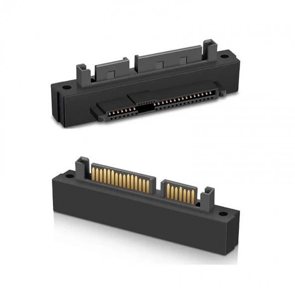 Sas to sata 90 derece çevirici SFF-8482 SAS SATA L tipi çevirici ürün görseli 1