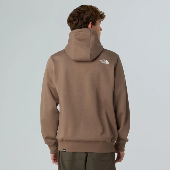 The North Face  Erkek Sımple Dome Regular Hoodıe Swetshirt NF0A89FCBOW1 - Resim 4
