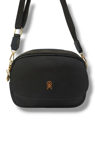 Cakgo 400-25 Kareli Baskı Deri Omuz Askılı Kadın Çanta