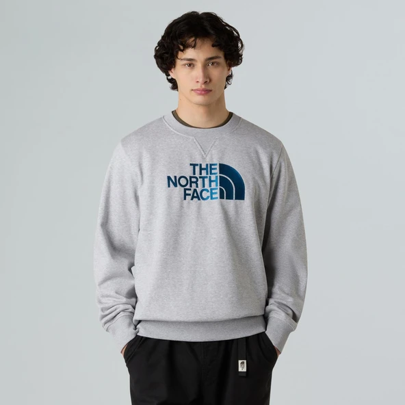 The North Face M Drew Peak Regular Crew Erkek Sweatshirt Nf0A89Ekfao1 - Resim 3