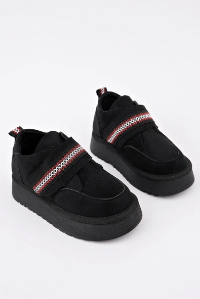 Muggo DAPHNE Kalın Taban Cırtlı Çocuk Kışlık Mini Bot - Resim 5