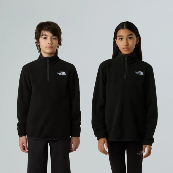 The North Face Teen Glacıer 1/4 Fermuarlı Genç Çocuk Glacier Polar NF0A8CVGJK31 - Resim 3