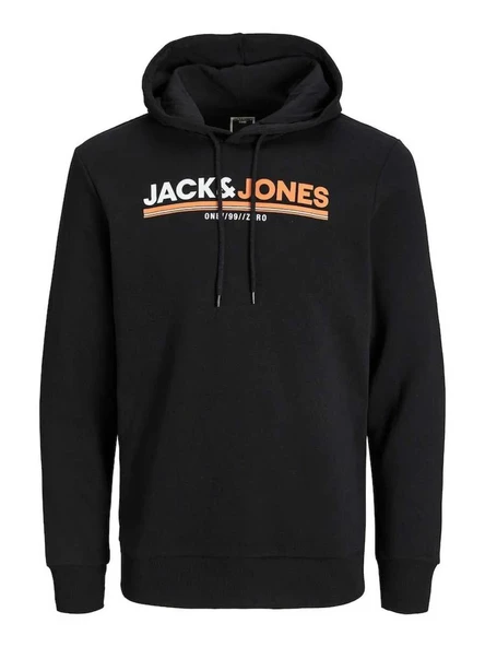 Jack&jones 12219814 Kapsonlu Erkek Sweat - Siyah - 5