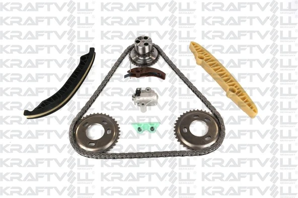 Ford Eksantrık Zincir Seti (komple) Boxer III Jumper III 22dt Puma (2,2hdi 16v)  130hp 140hp Transıt V347 - Kraftvoll 12100052 ürün görseli