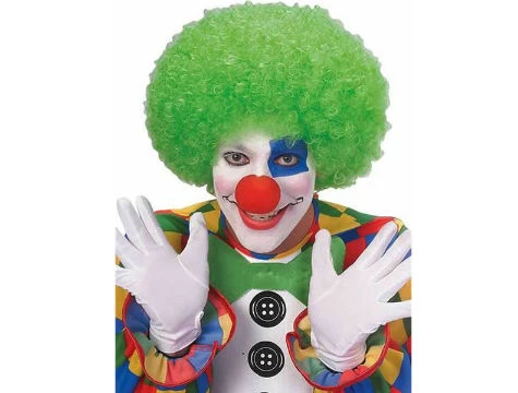 Kabarık Bonus Peruk Saç  Yeşil