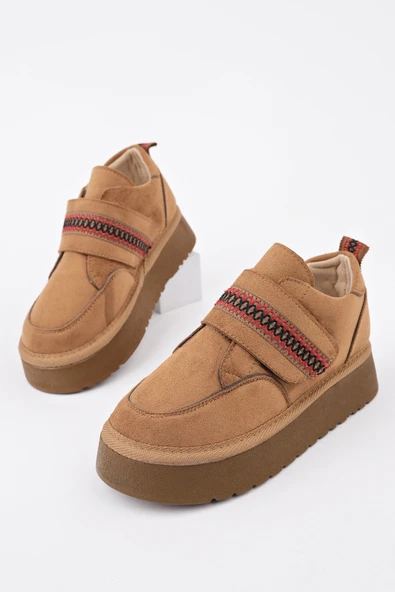 Muggo DAPHNE Kalın Taban Cırtlı Çocuk Kışlık Mini Bot - Resim 9