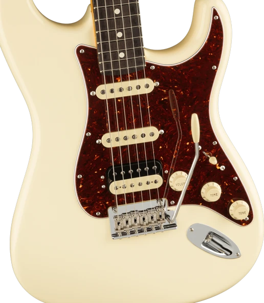 Fender American Professional II Stratocaster HSS Gülağacı Klavye Olympic White Elektro Gitar - Resim 3