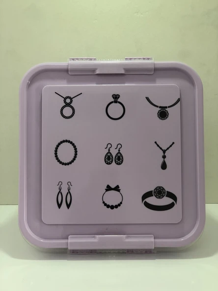 Takı Dikiş Kutusu Saklama Kabı Hobi Kutusu - Resim 2