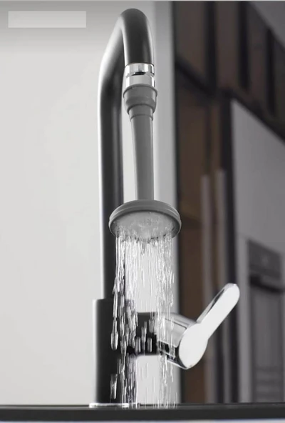 Ayarlanabilir Şelale Musluk Ucu  Antrasit