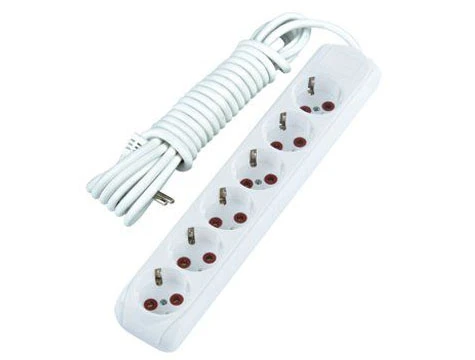 3 Mt. Kablolu 6 lı Topraklı Grup Priz - 2