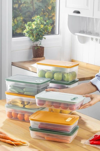 Tupper Model  Vakumlu  Mikrodalga Buzluk Saklama Kabı 5LT