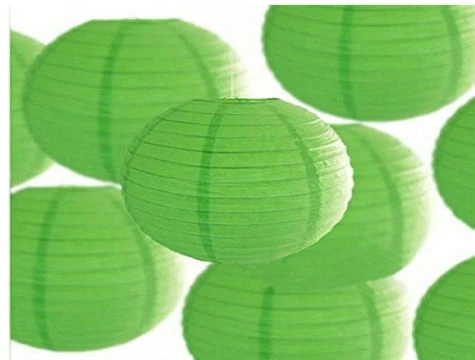 Dekoratif Çin Feneri – Kağıt Lamba  Yeşil