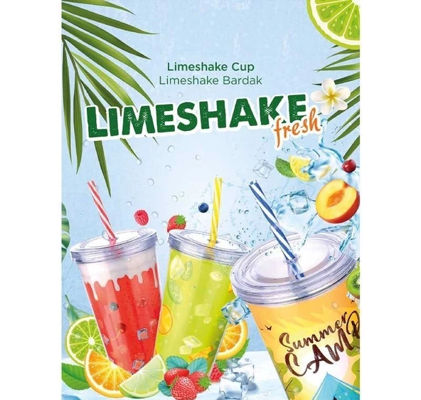 Cool Lime Bardağı  Limeshake Bardak 600 ML ürün görseli 1
